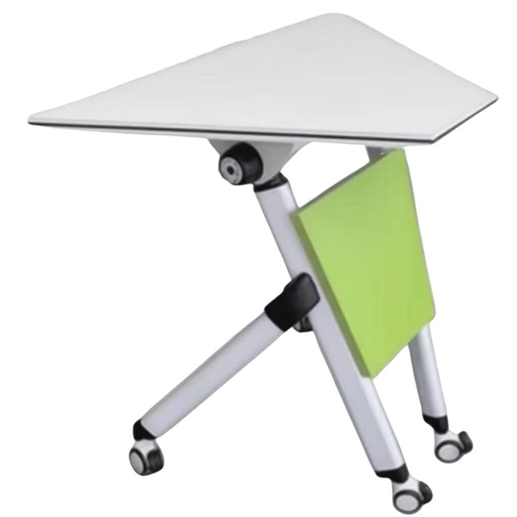 Collaborative Flip Top Table Compact Nesting Design