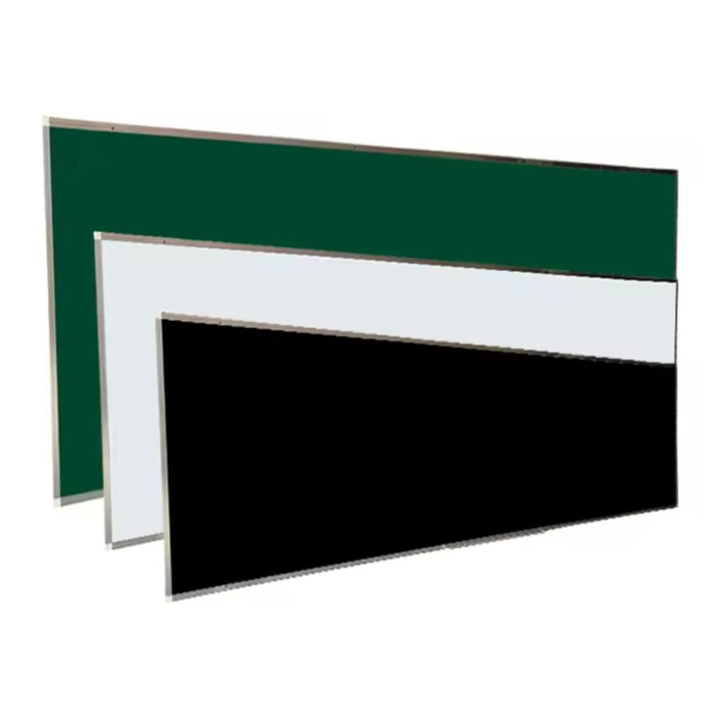 Sliding Chalkboard Whiteboard Aluminum