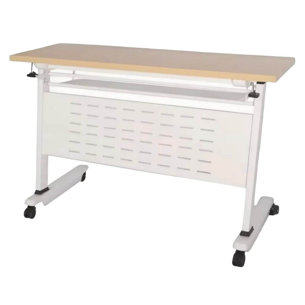 Straight-Leg Rolling Training Table with Modesty Panel
