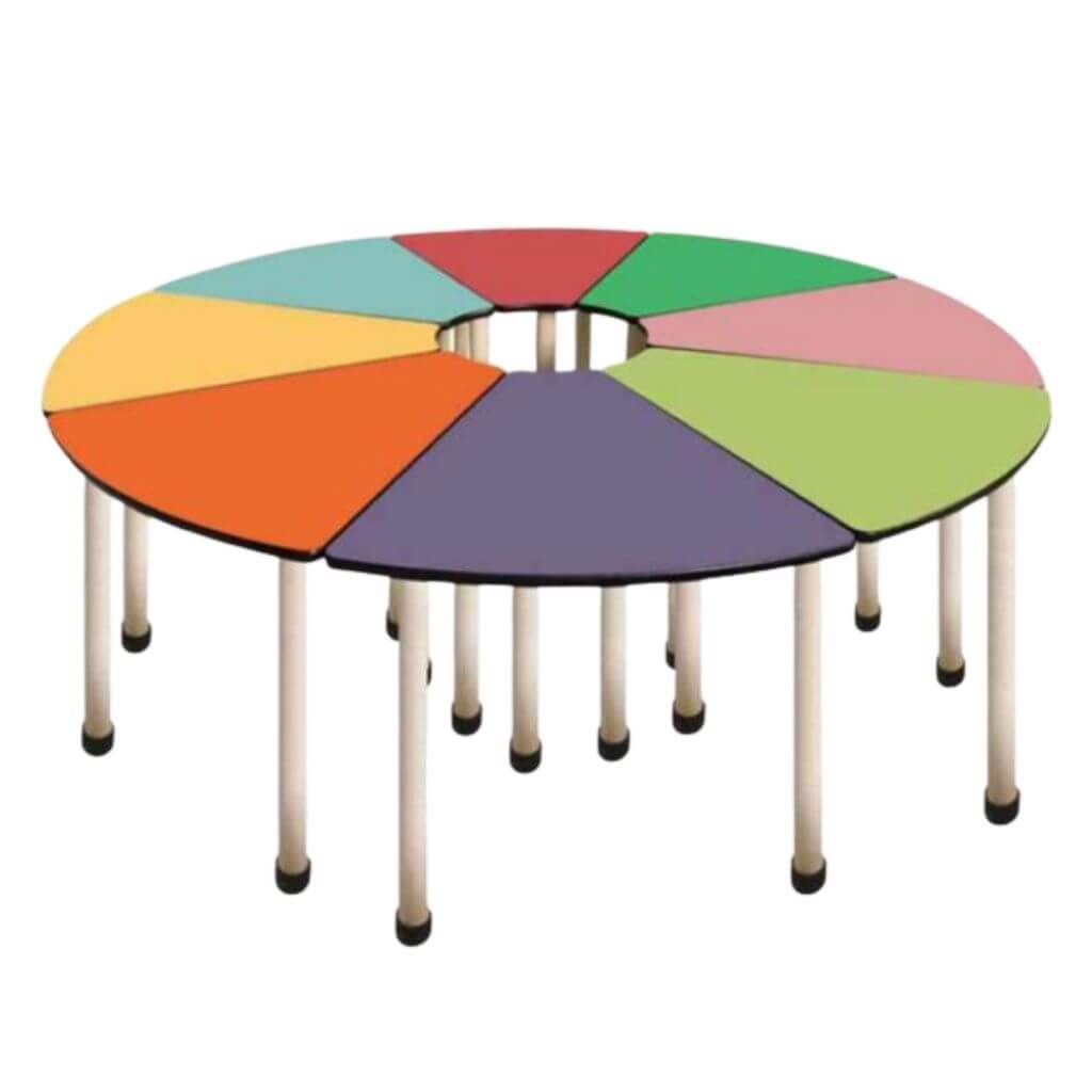 8-Piece Donut Mobile Collaborative Table Set