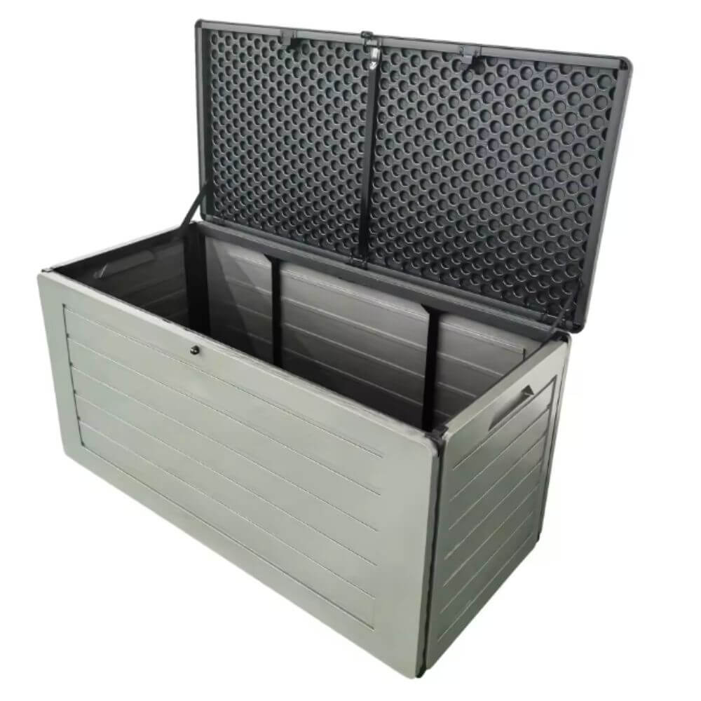 Gray Outdoor Storage Box