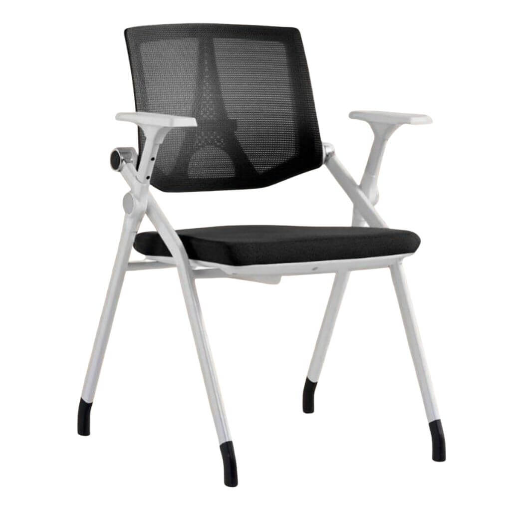 Black and White Mesh Training Chair