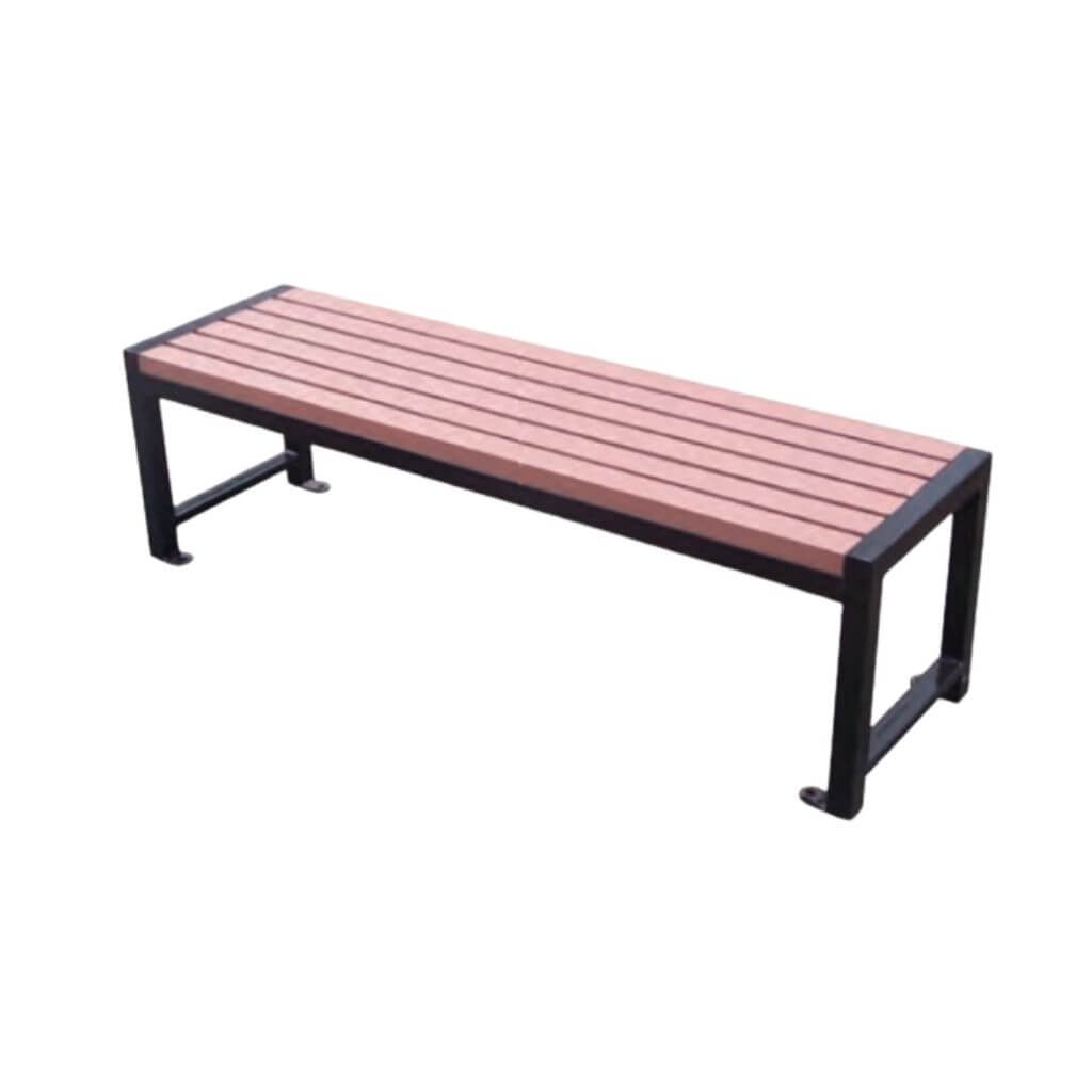 Box Frame Backless Bench Wood