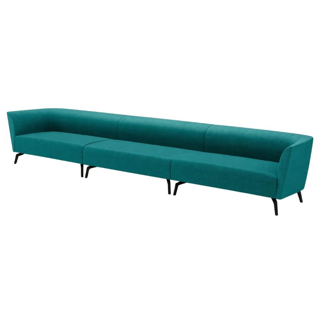 Curved Lounge Sofa Low Back Design