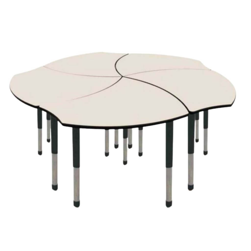 5-Piece Flower Mobile Collaborative Table Set