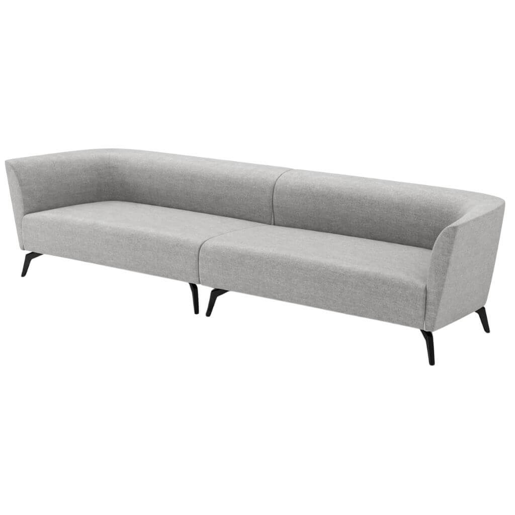 Curved Lounge Sofa Extended Form