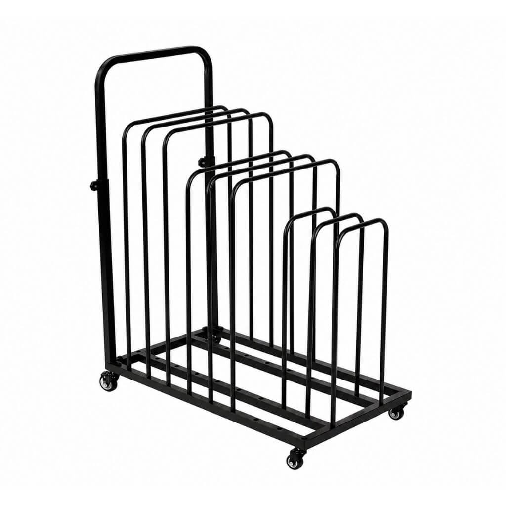 Black Metal Mobile Drying Rack