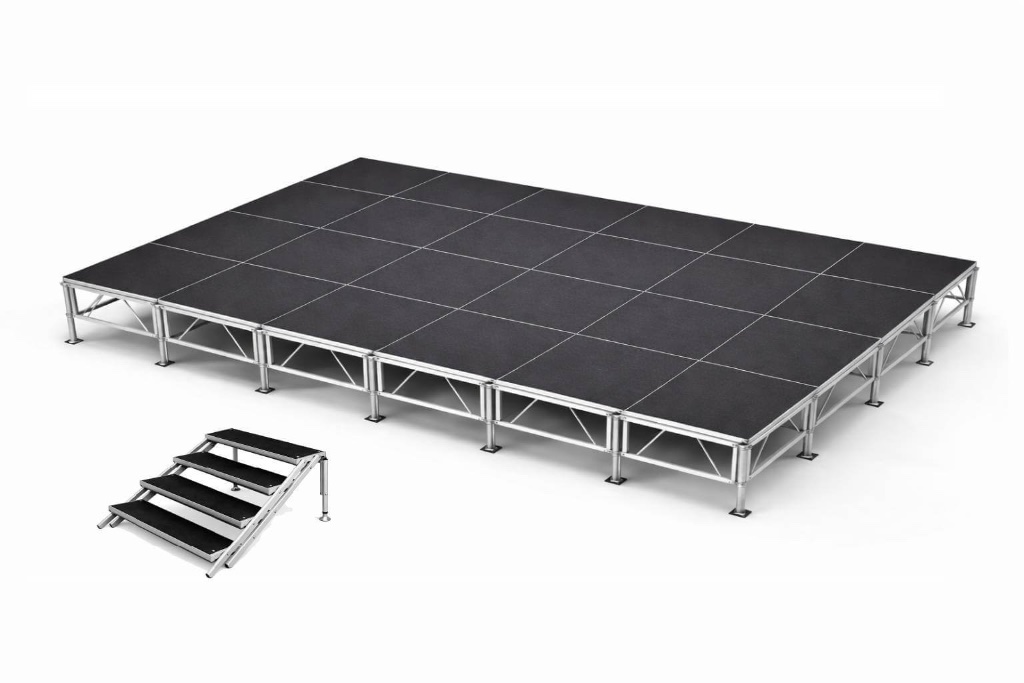 16' × 24' Stage Kit — Stairs
