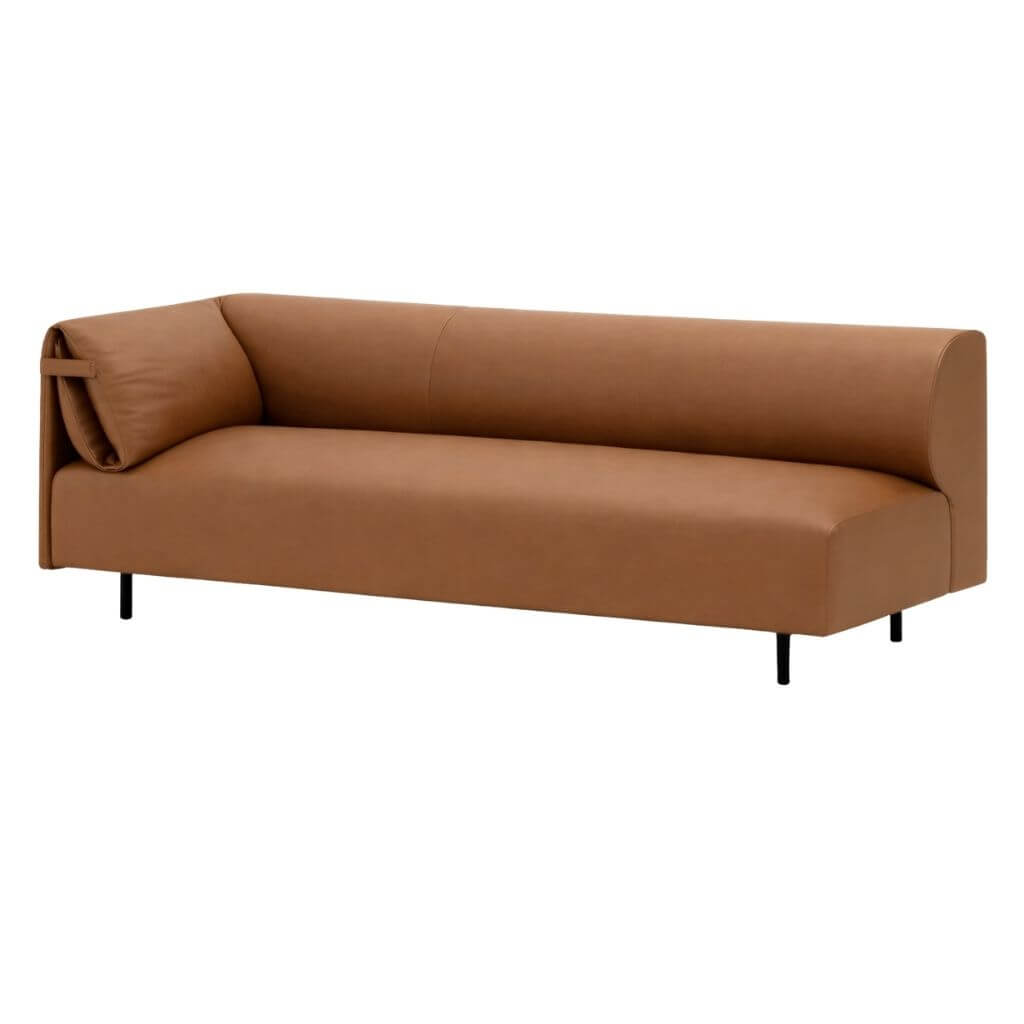 Armless Lounge Sofa Clean Profile