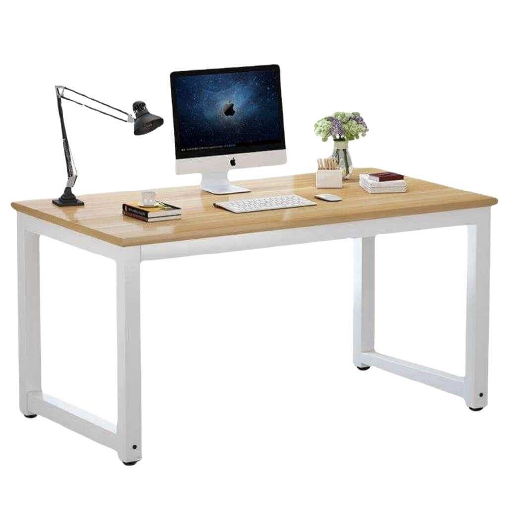 Contemporary Office Desk Clean Frame Design