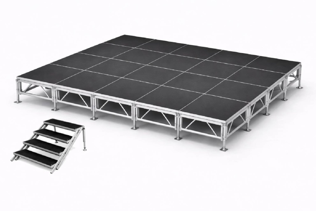 16' × 20' Stage Kit — Stairs
