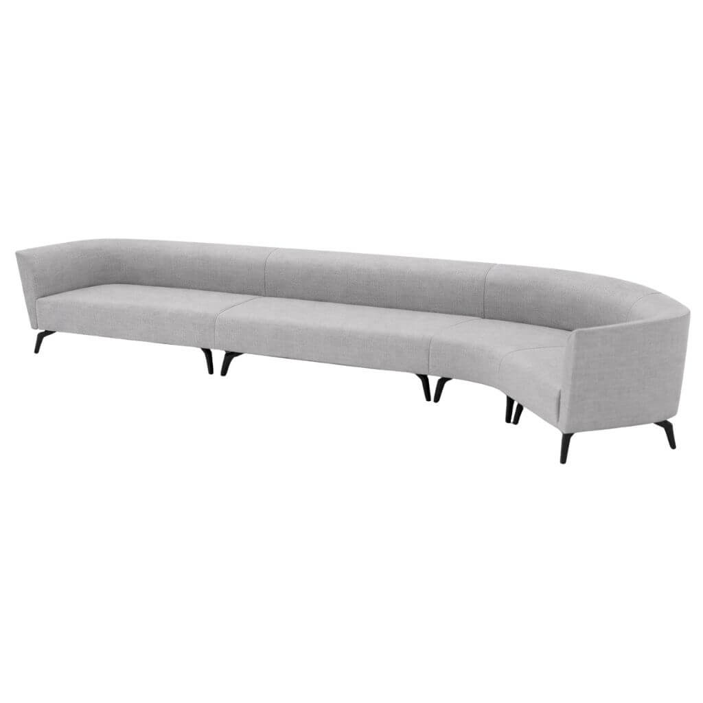 Armless Curved Lounge Sofa