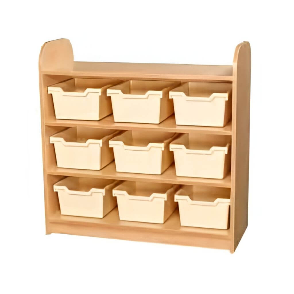 Classroom Storage Bin Organizer Wood