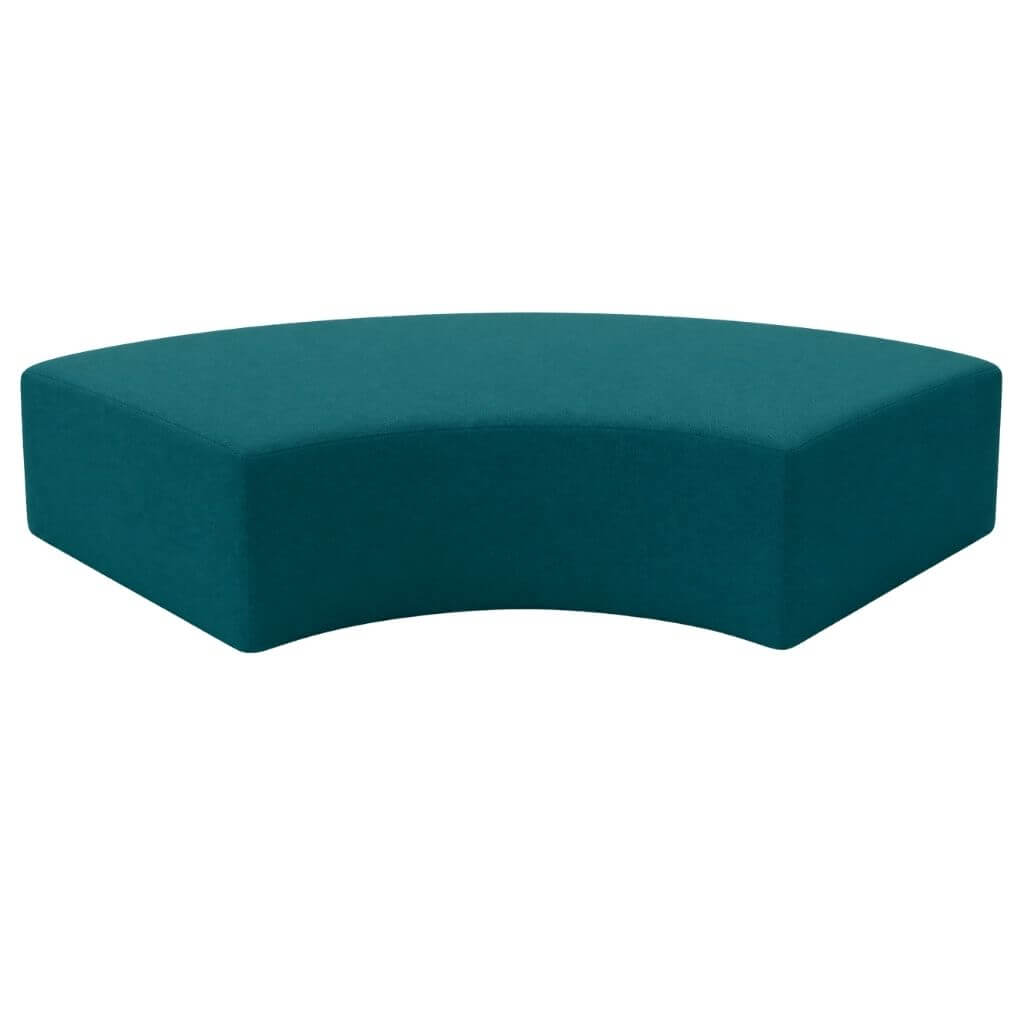 Arc-Shaped Modular Lounge Ottoman