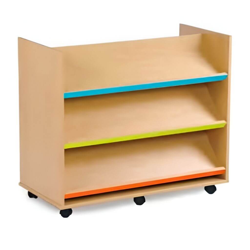 Mobile Classroom Book Display Shelf