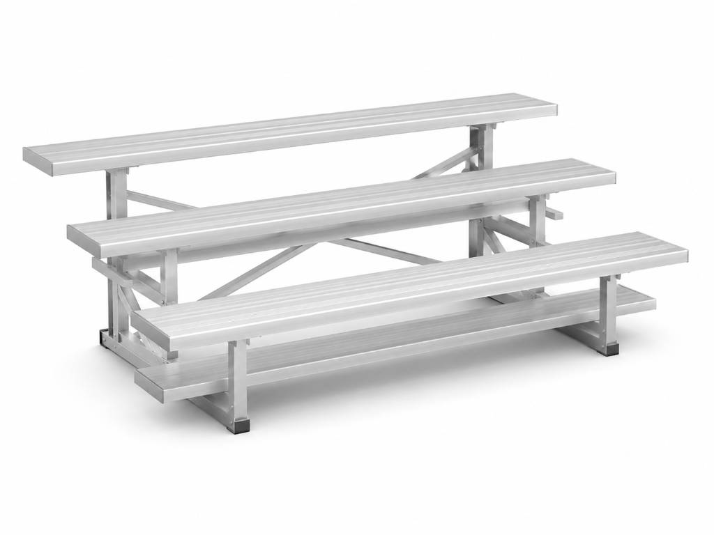 3 Row × 7'6" Compact Bleachers