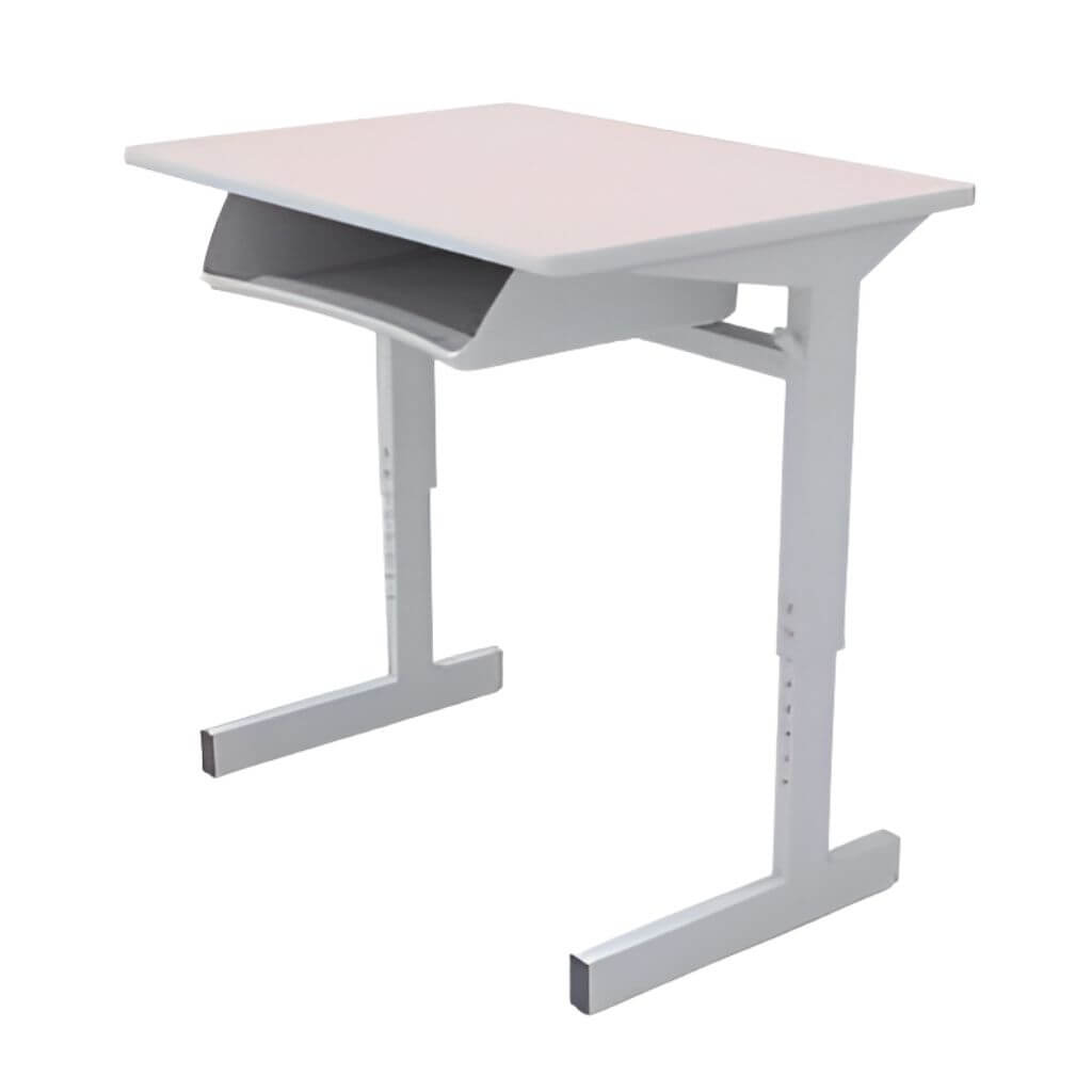 Adjustable Student Desk with Angled Book Tray