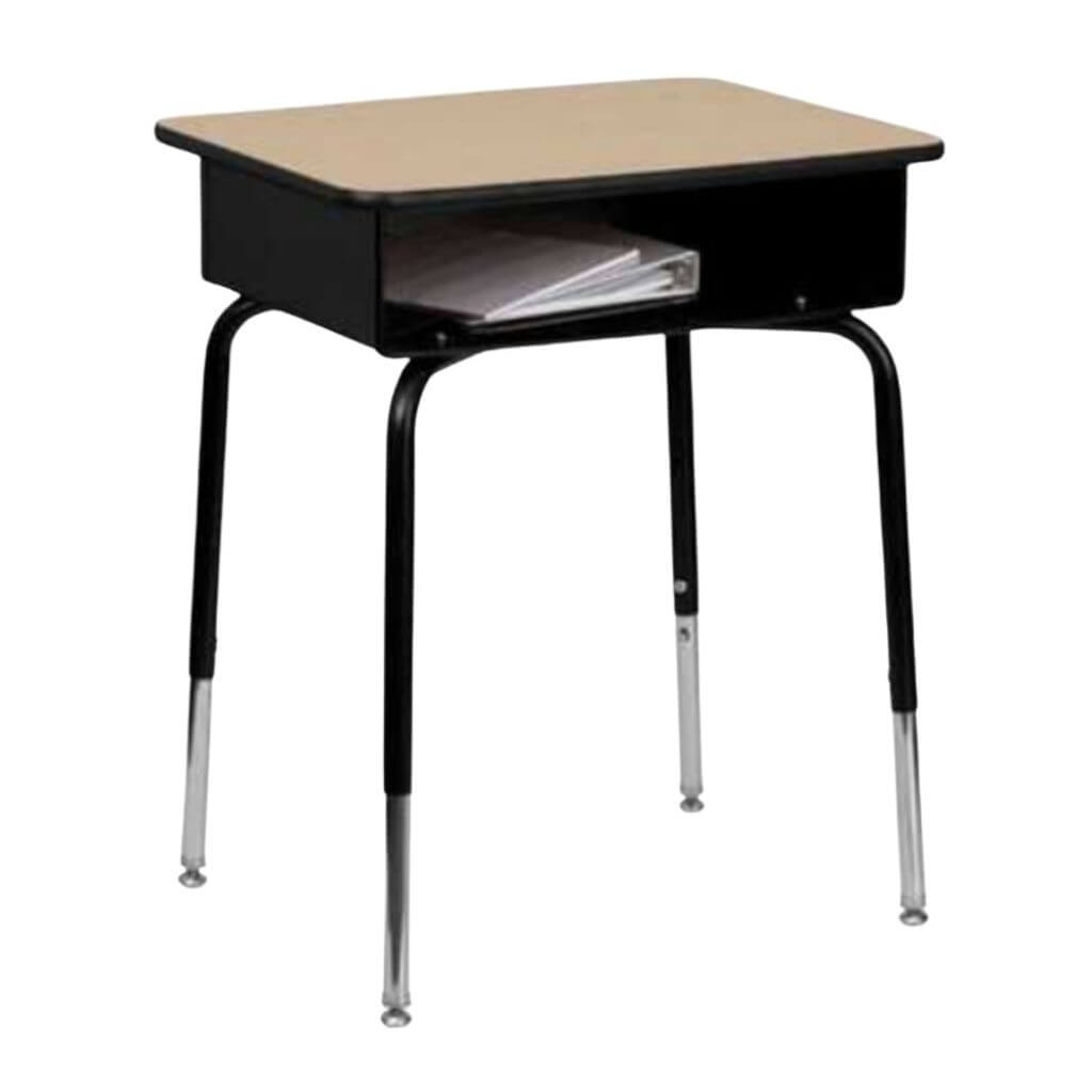 Adjustable Student Desk with Book Box