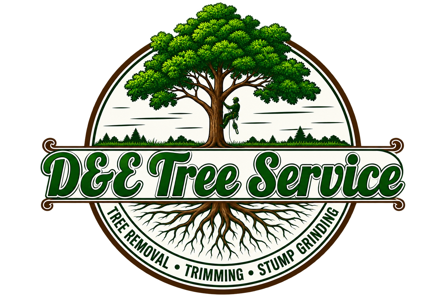D & E Tree Service LLC logo