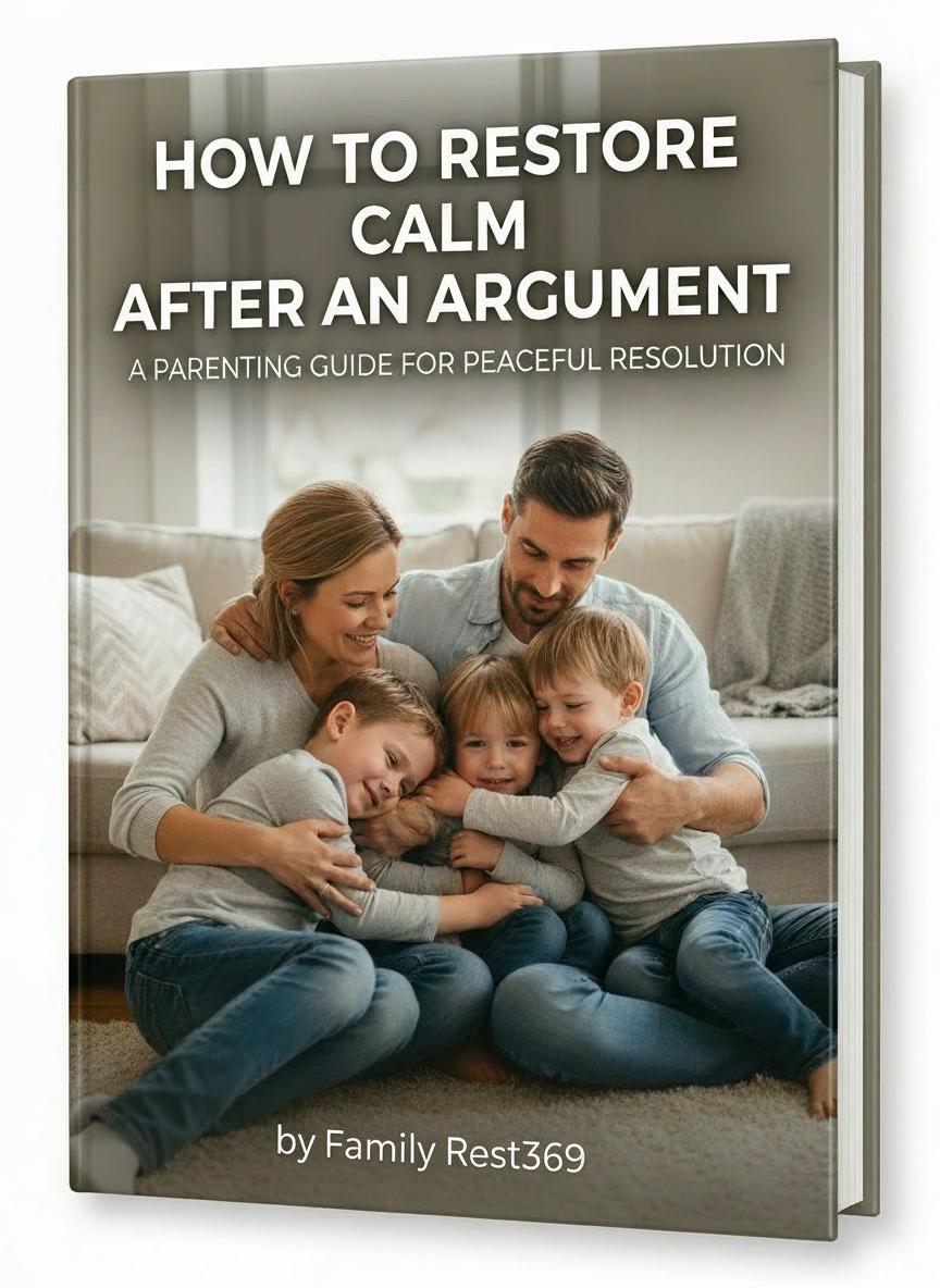 How to Restore Calm After an Argument
