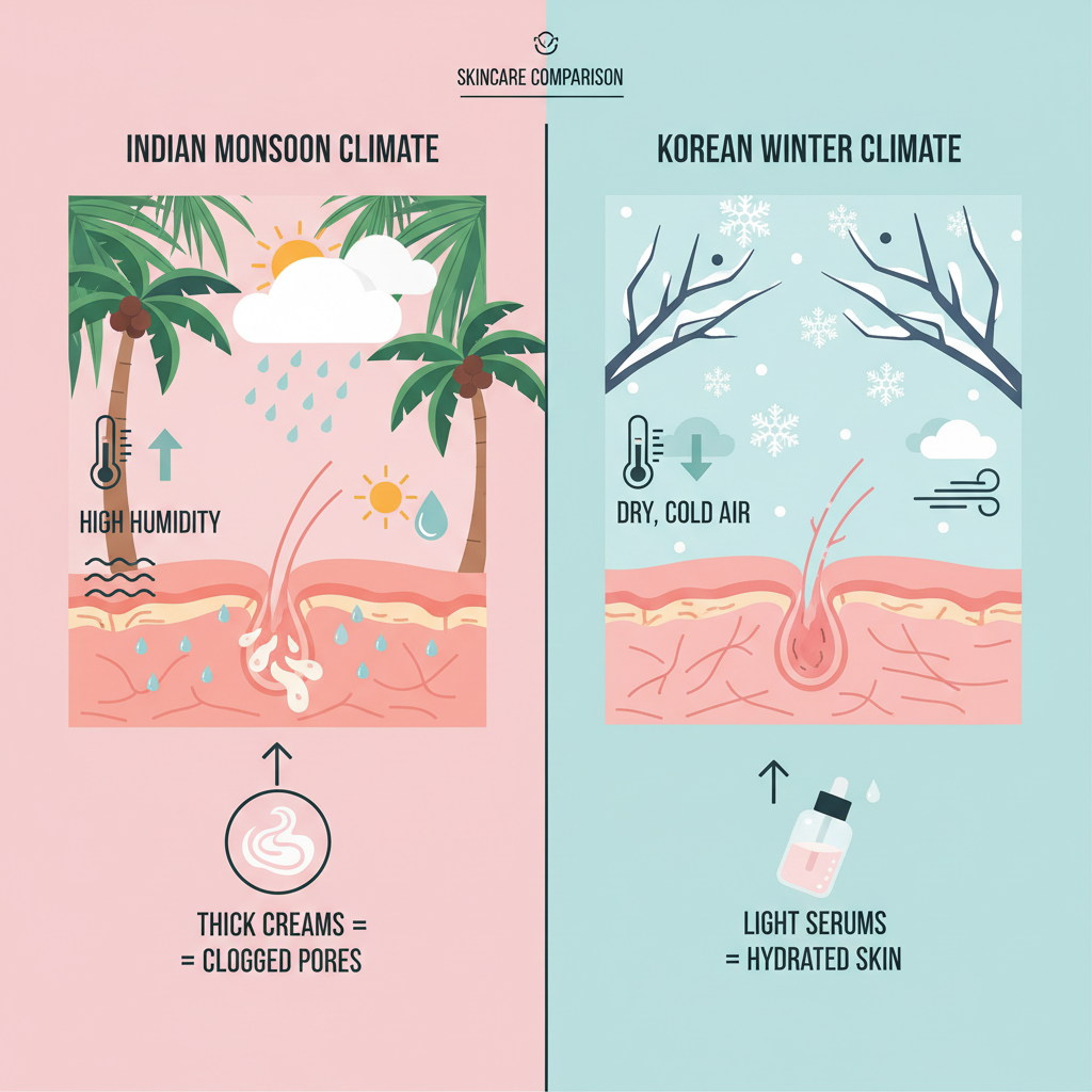 Glass Skin, Indian Reality: The Complete Guide to K-Beauty That Actually Works for Indian Skin