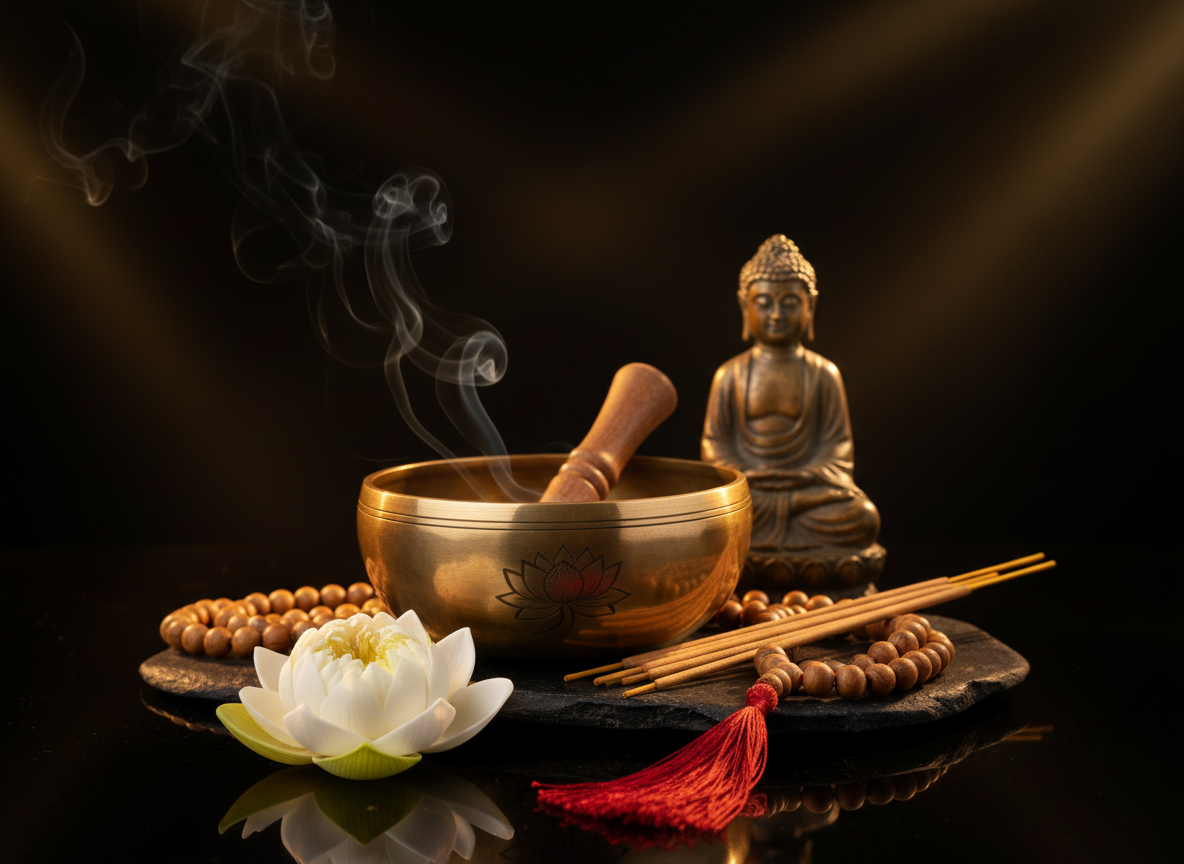 Tibetan Singing Bowl Set