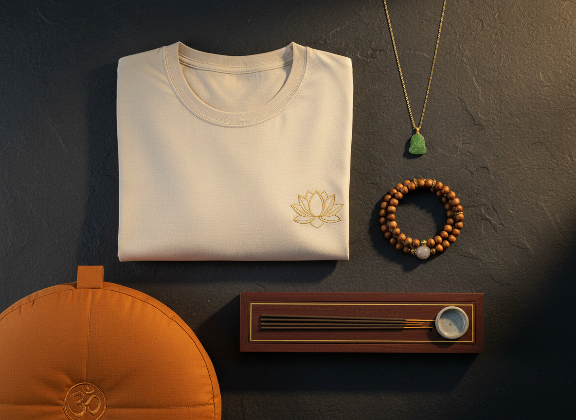 Golden Lotus Meditation Cushion