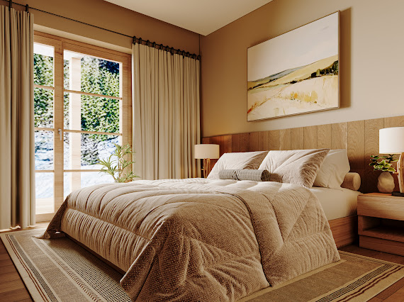 Innenansicht Schlafzimmer