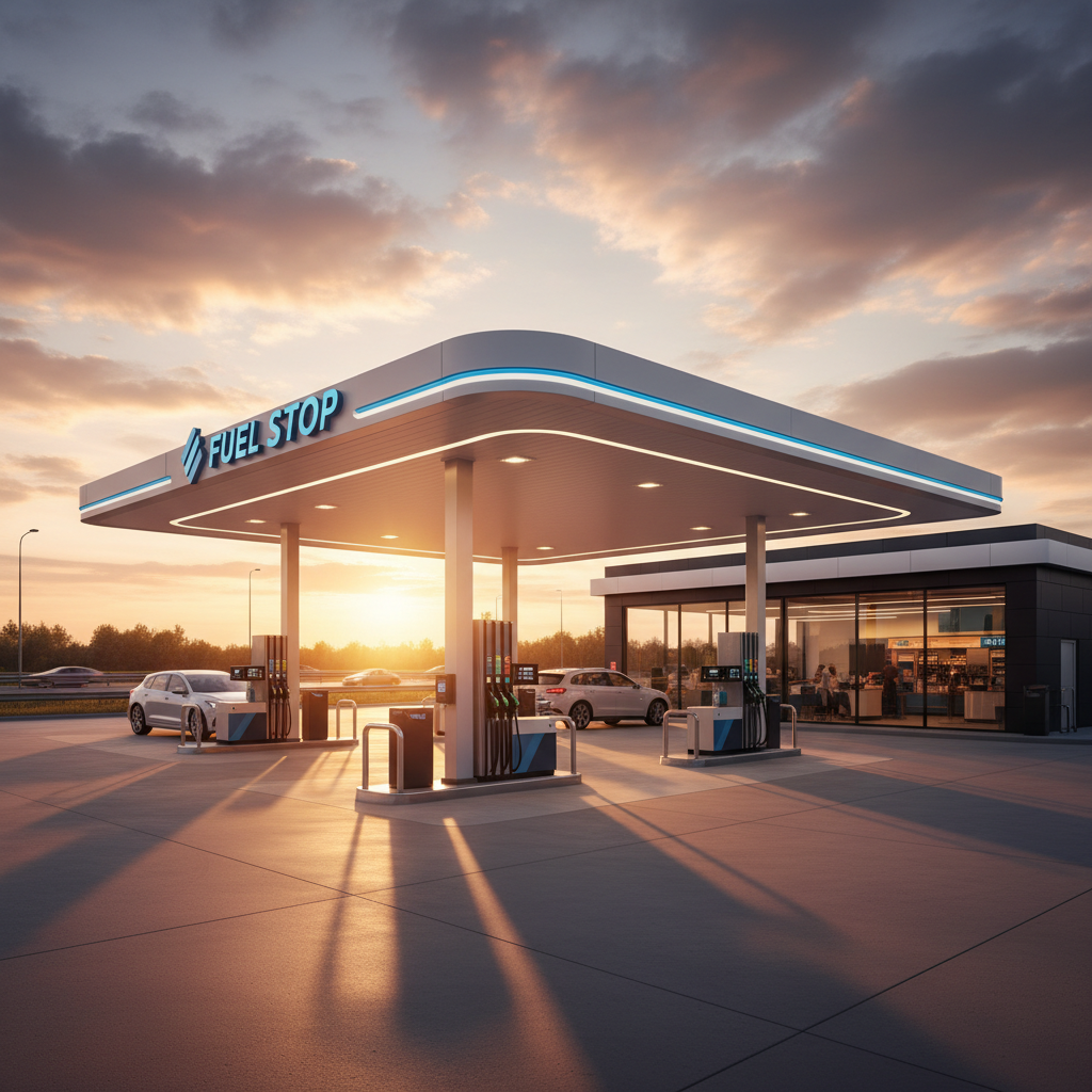 Petrol station