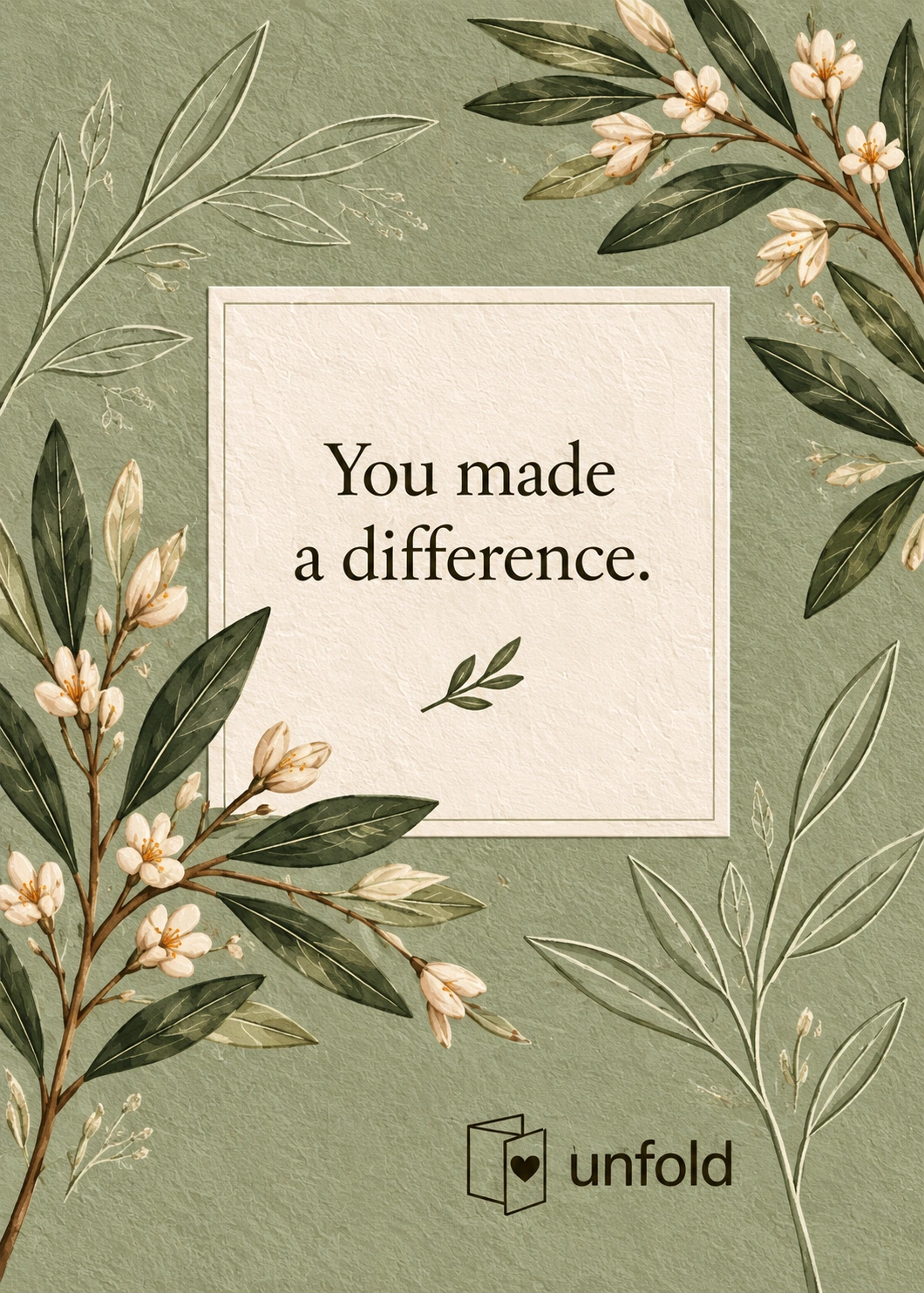 A Quiet Thank You