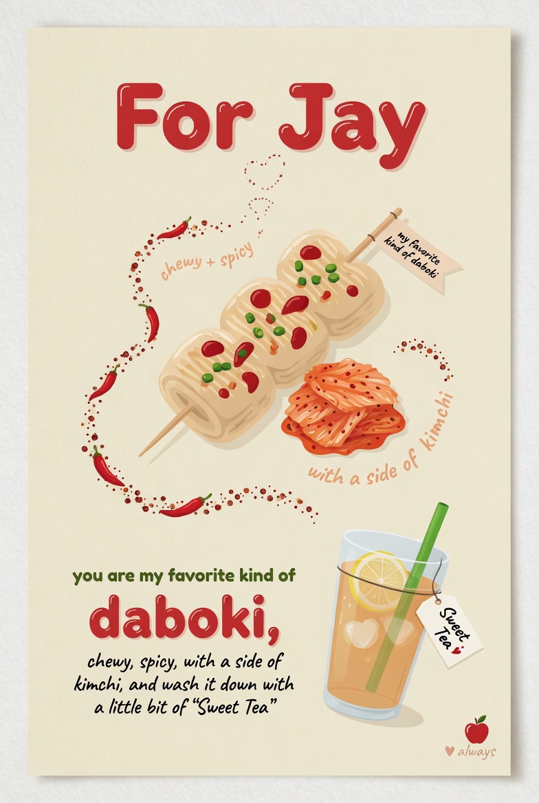 For Jay: Sweet & Spicy