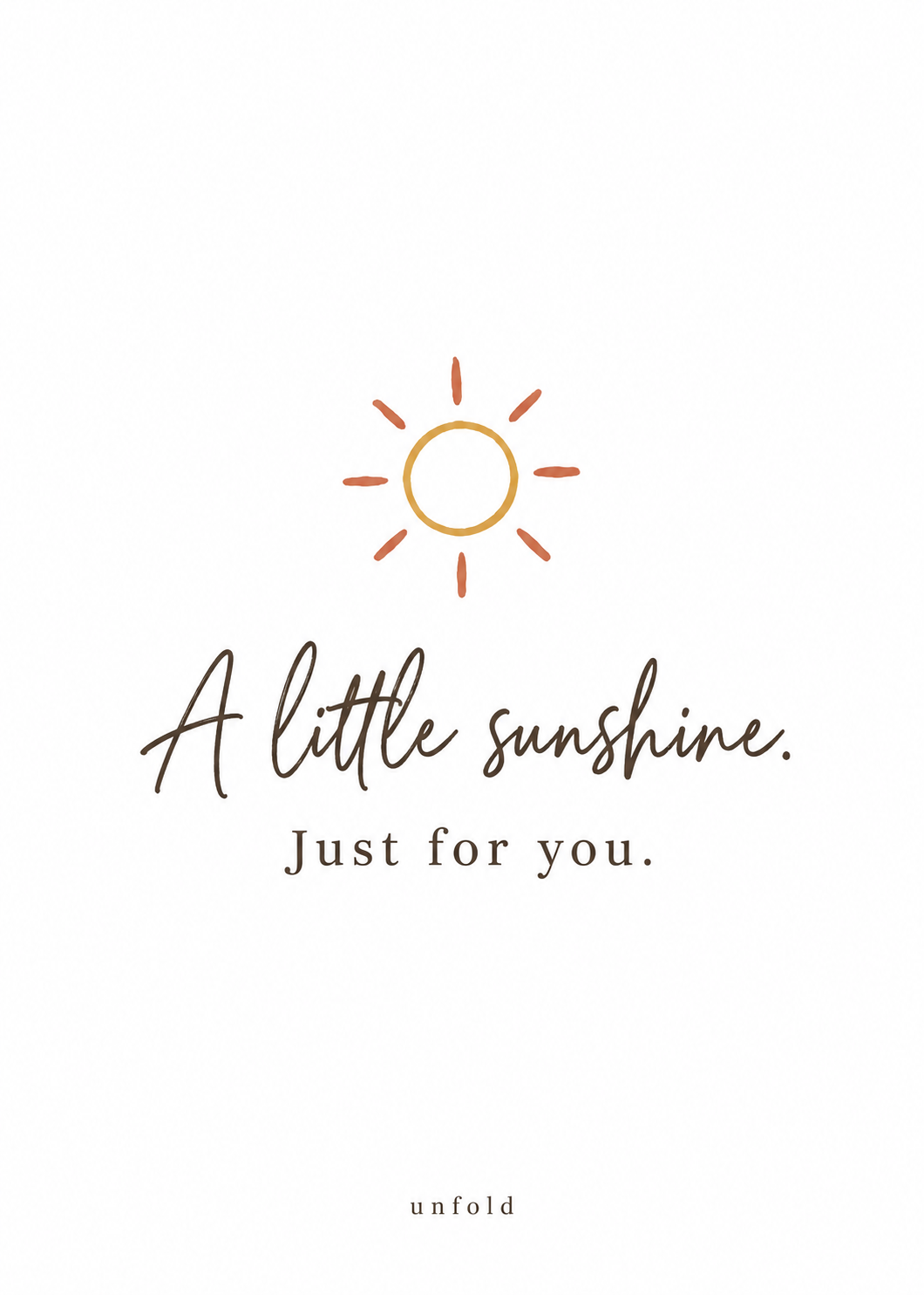 A Little Sunshine