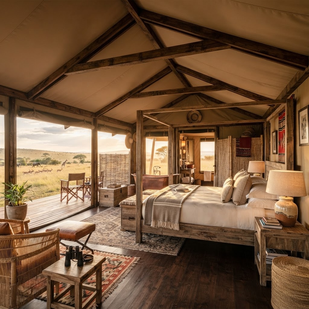 Eco-friendly luxury tented camp in the Masai Mara.