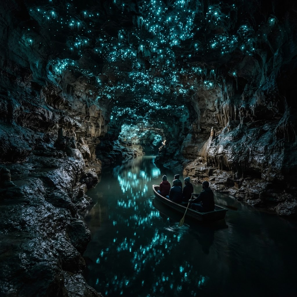 Explore the Enigmatic Glow of the Waitomo Glowworm Caves Tour
