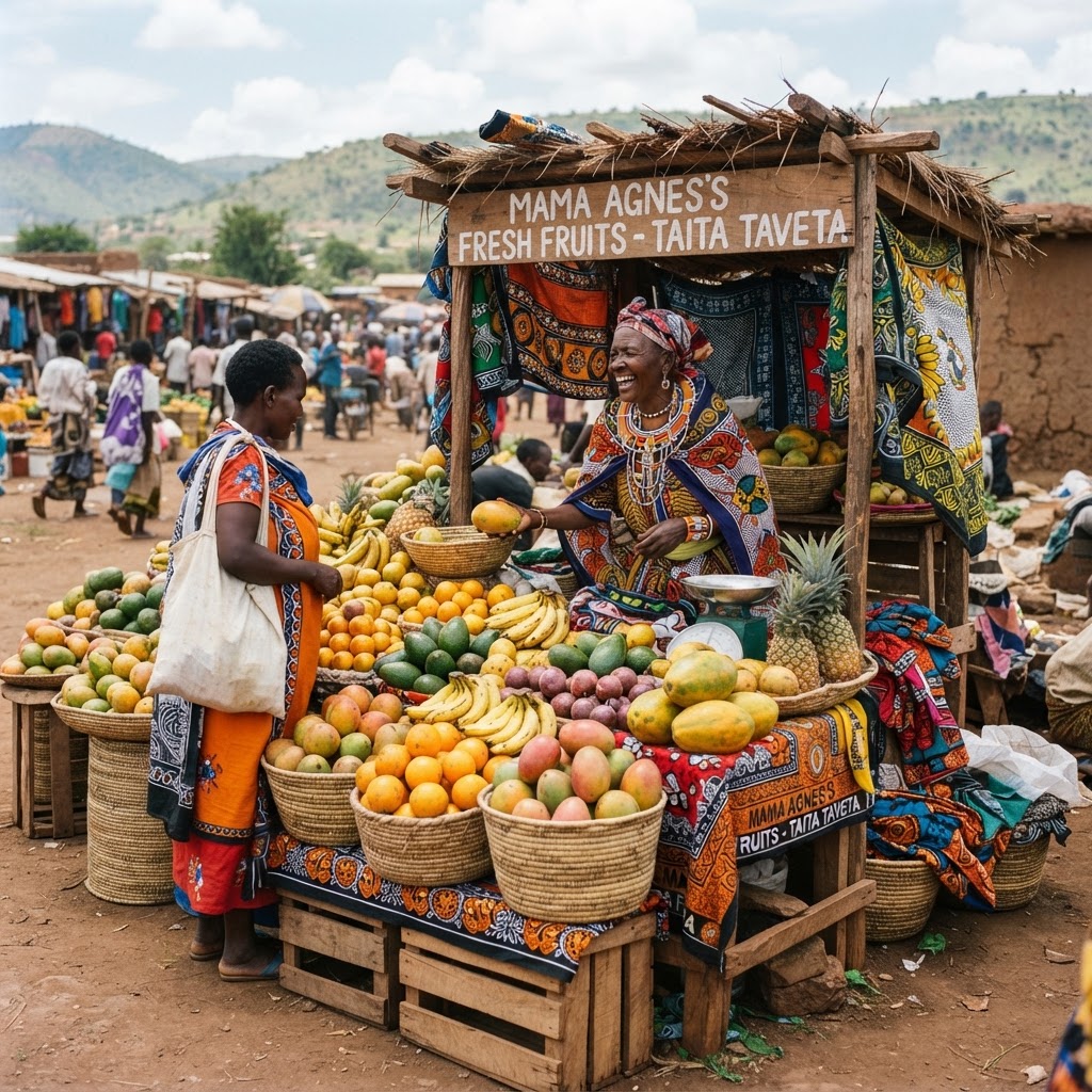 Local market produce in Taita Taveta County