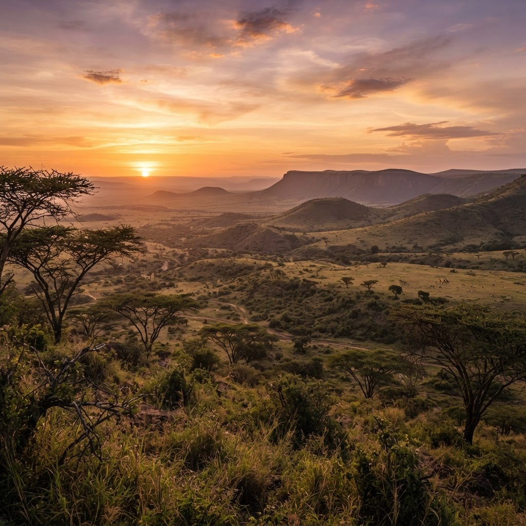 Great Rift Valley landscape near Naivasha.