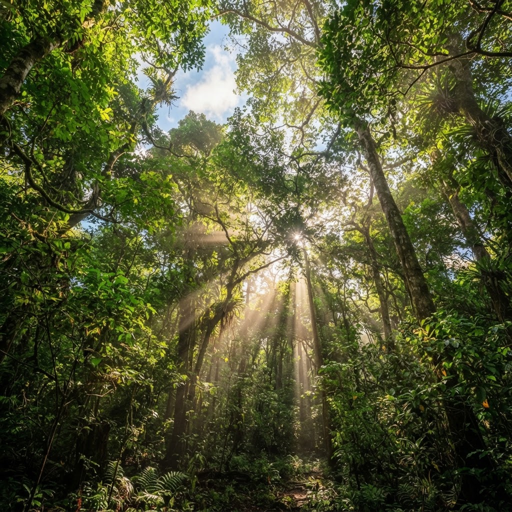 Lush greenery in the Arabuko Sokoke Forest, Kenya.