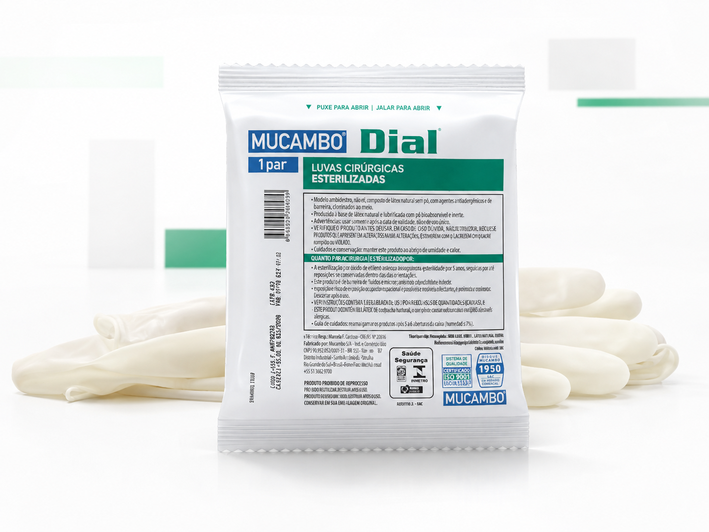 Luva Cirúrgica Esterilizada Mucambo Dial