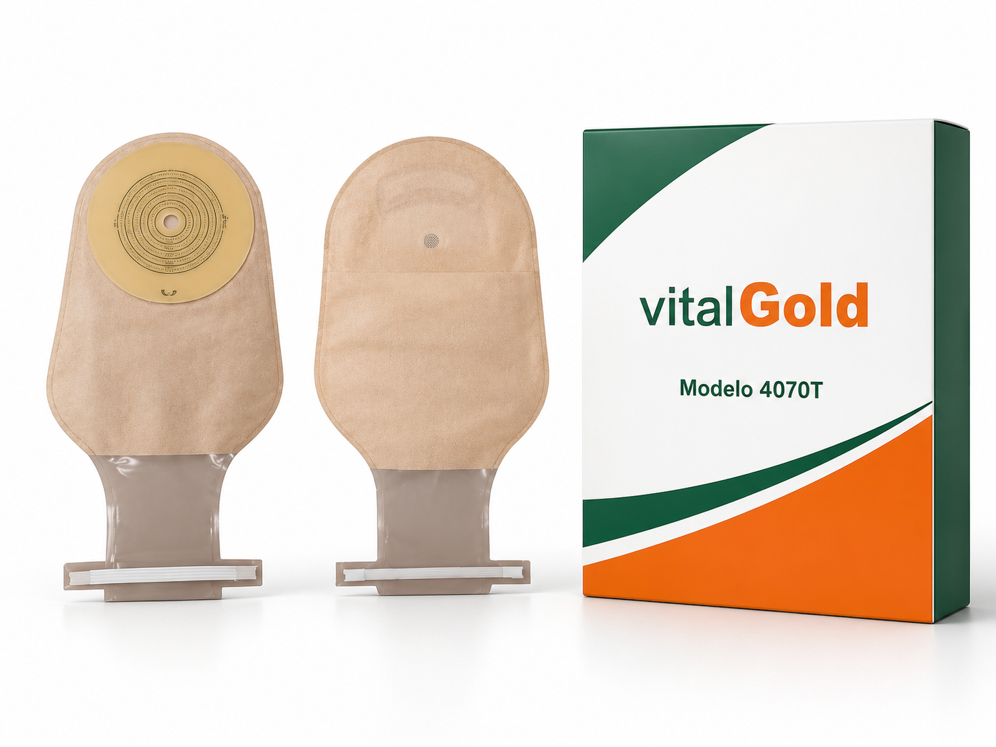Bolsa de Colostomia Drenável VitalGold 4070T