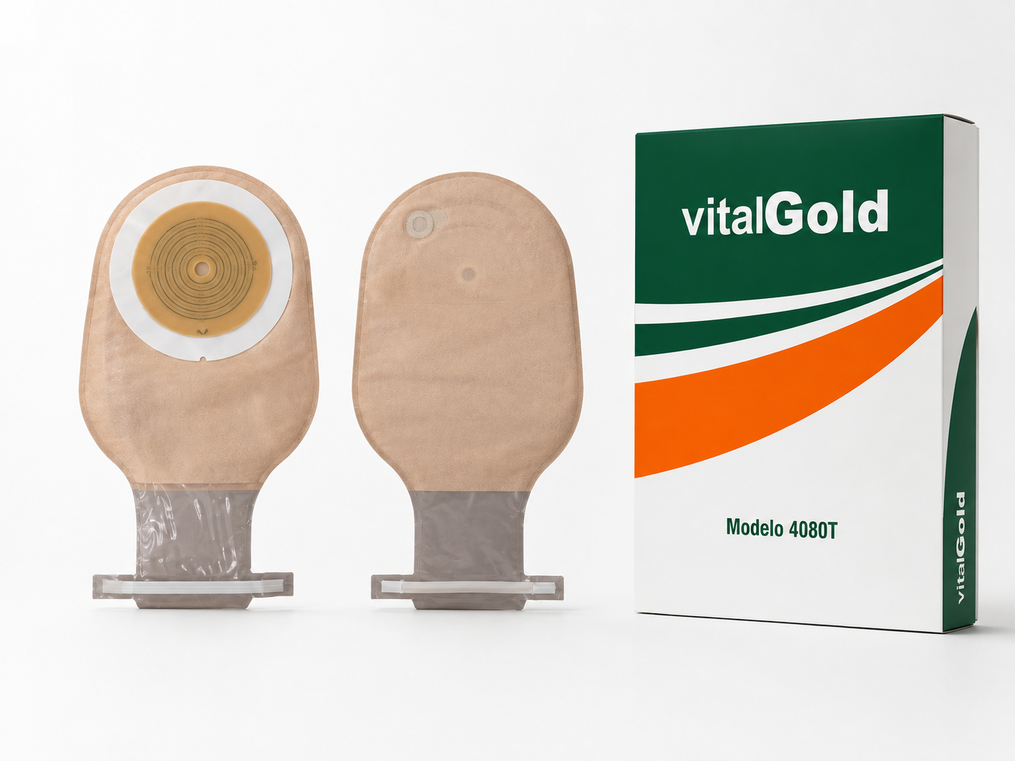 Bolsa de Colostomia Drenável VitalGold 4080T