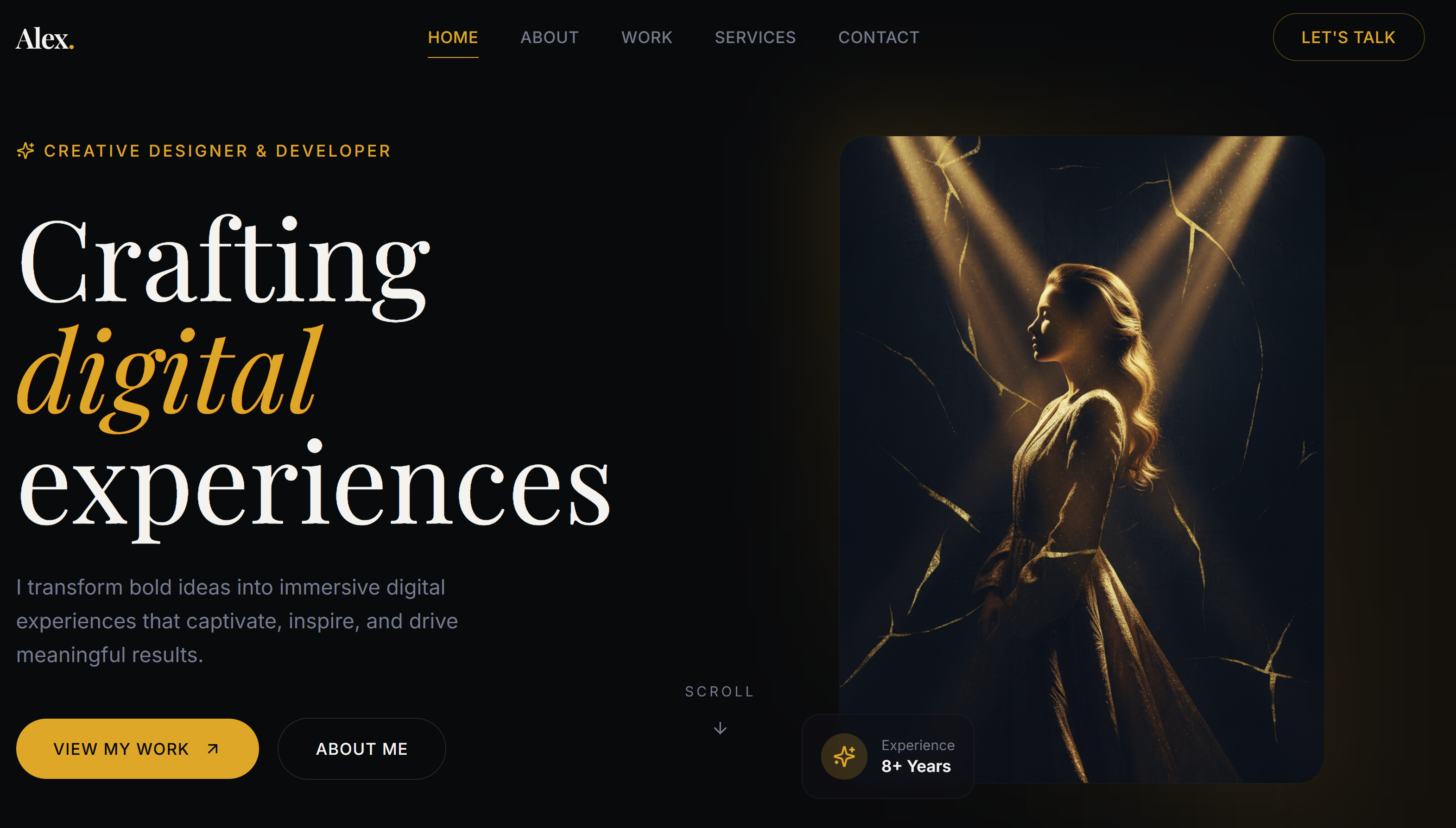 Proffesional Portfolio template preview