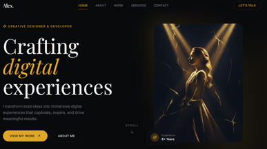 Proffesional Portfolio template preview