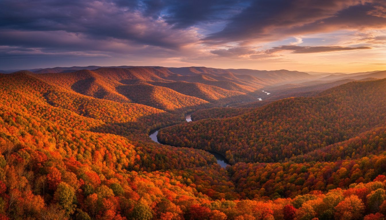 Appalachian mountains in Eastern Kentucky