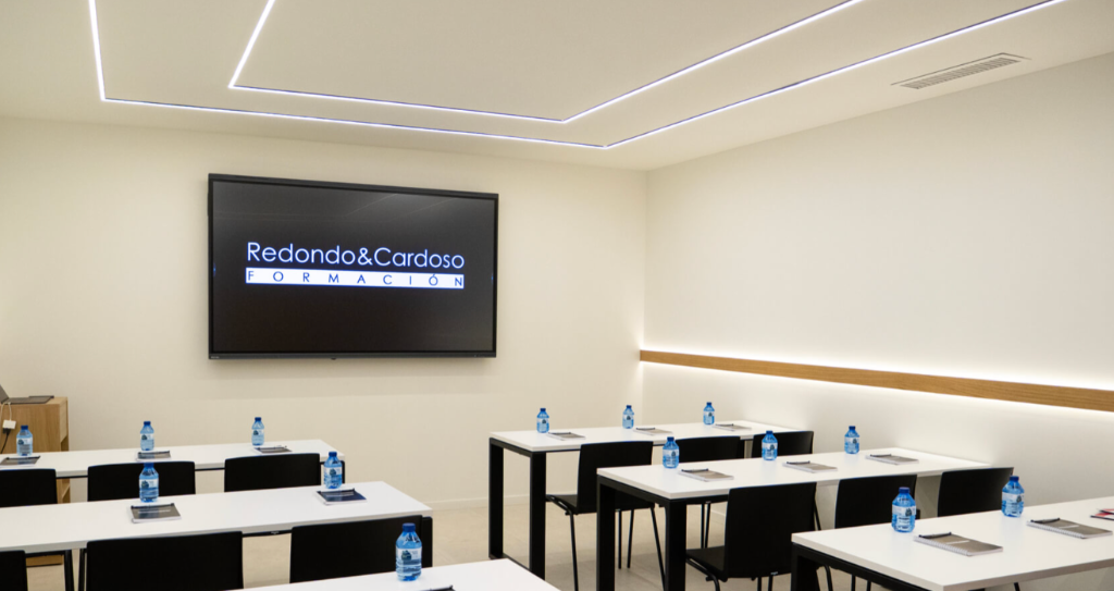 Aula de formación preparada