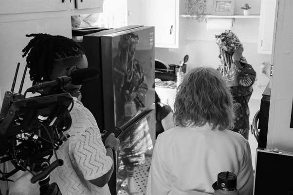 Behind the scenes - camera crew