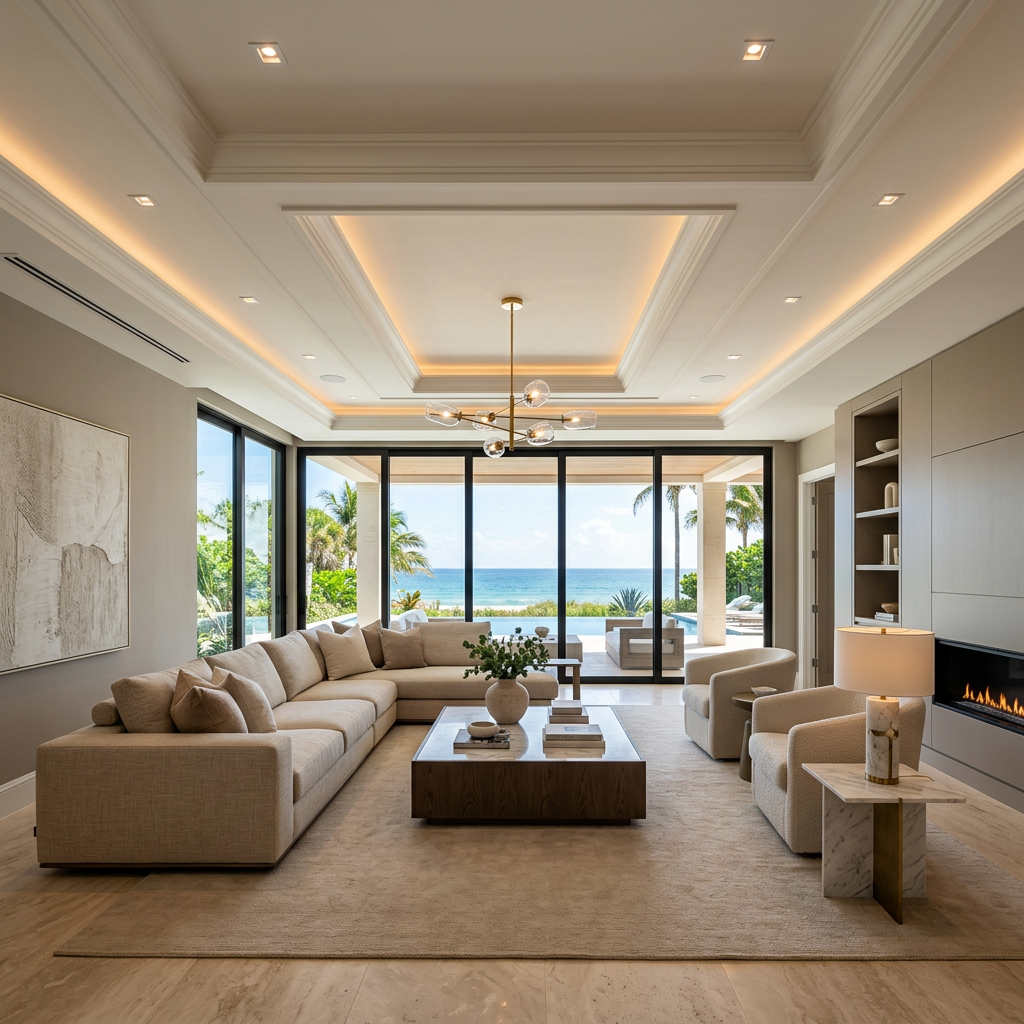 Layered Tray Ceiling