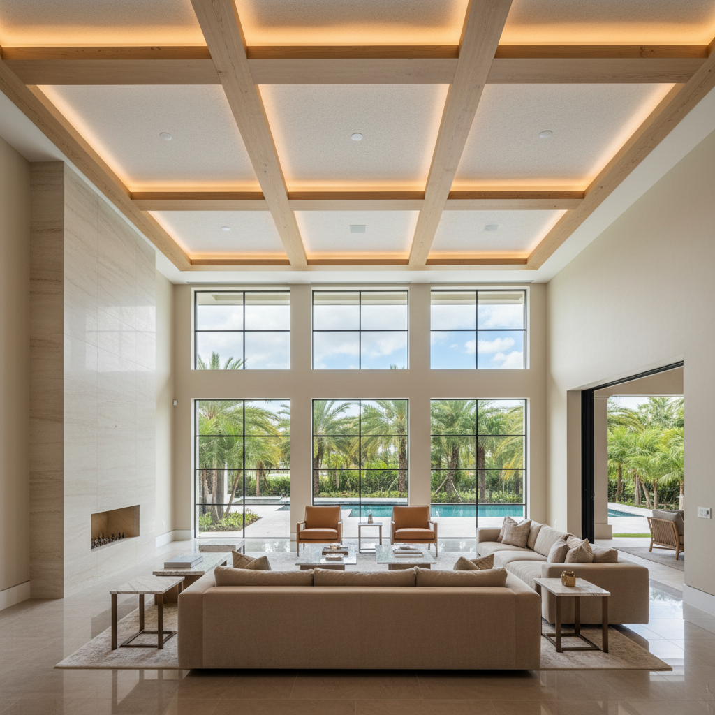 Beam-Integrated Ceiling