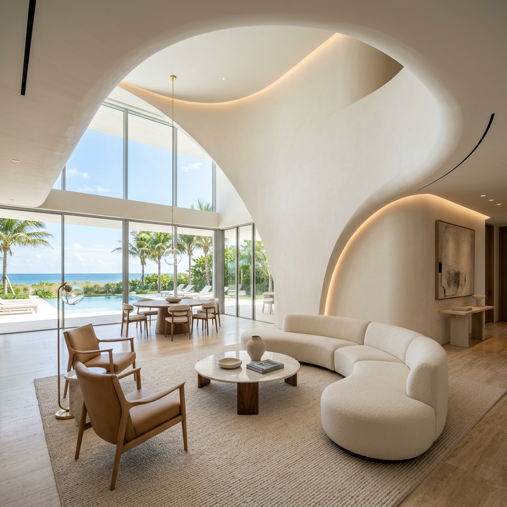 Curved Wall Transition