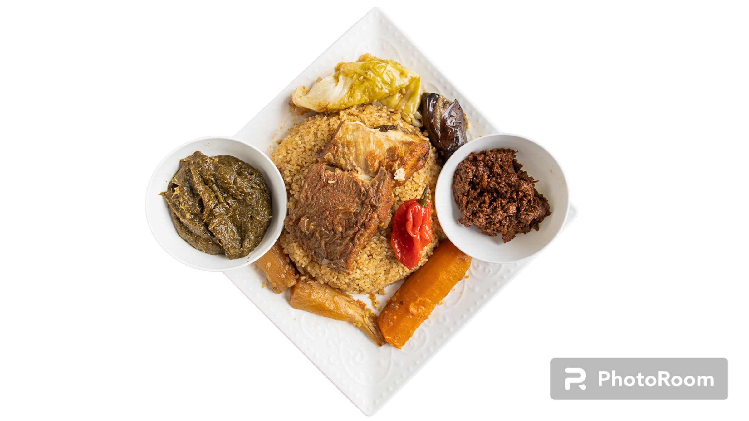 Thiebou Jeun (White) - Jolof Rice with Fish
