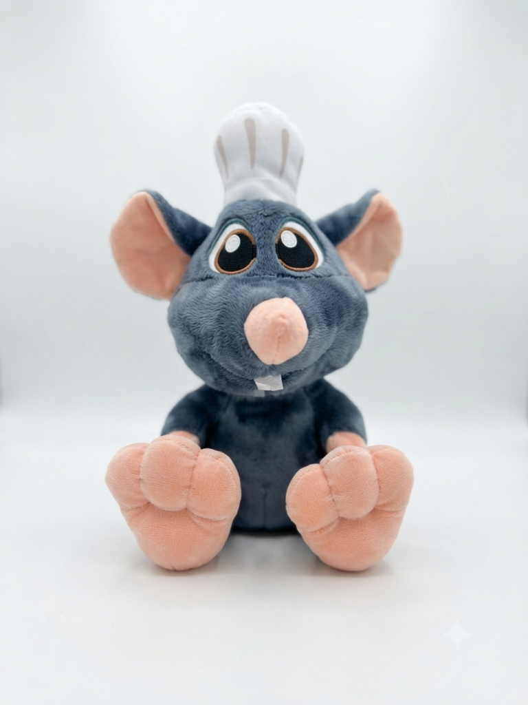 Peluche Remy Ratatouille con Gorro de Chef